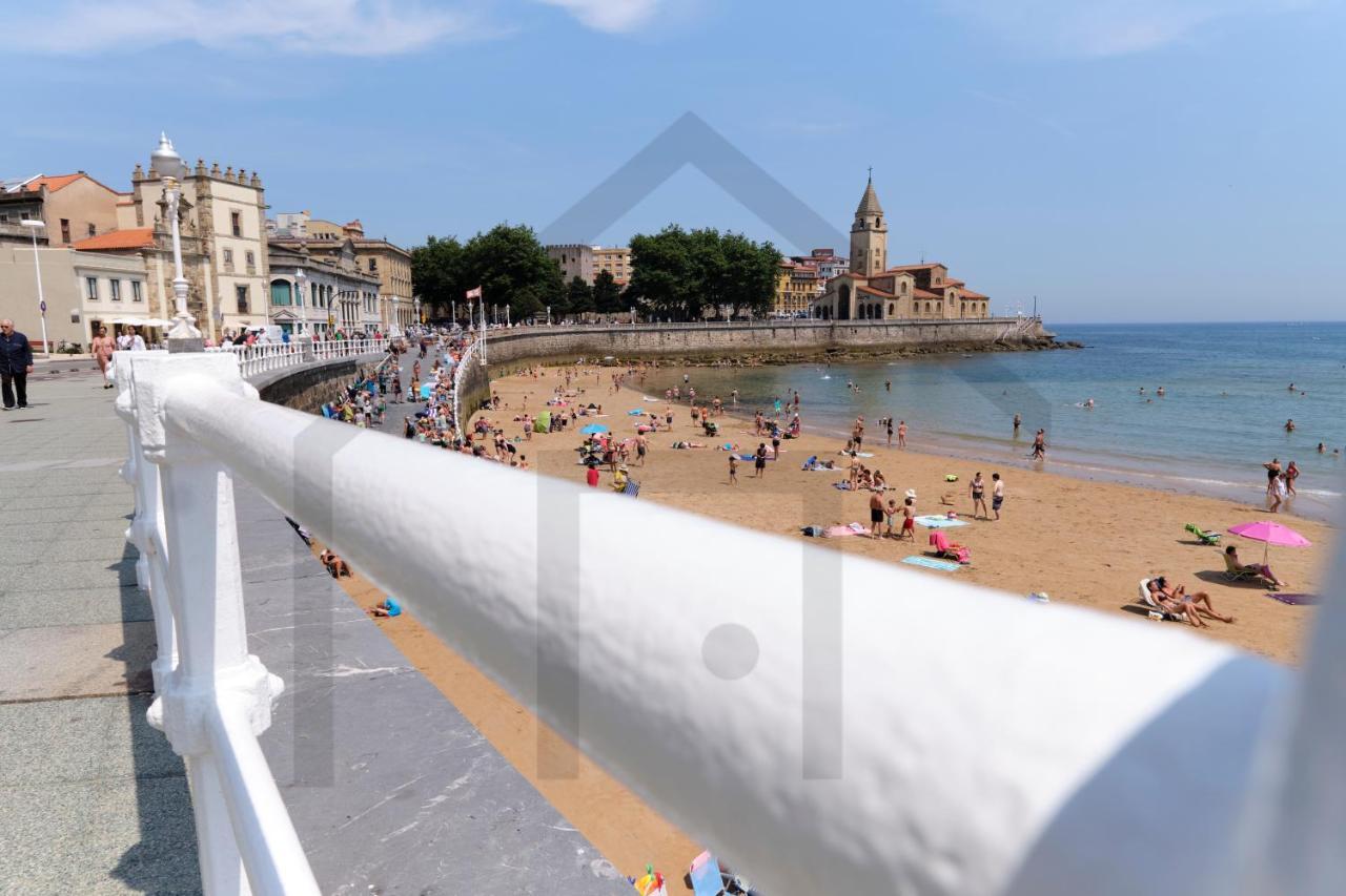 El Pixin - Apartamento De Gran Categoria En Gijon Bagian luar foto