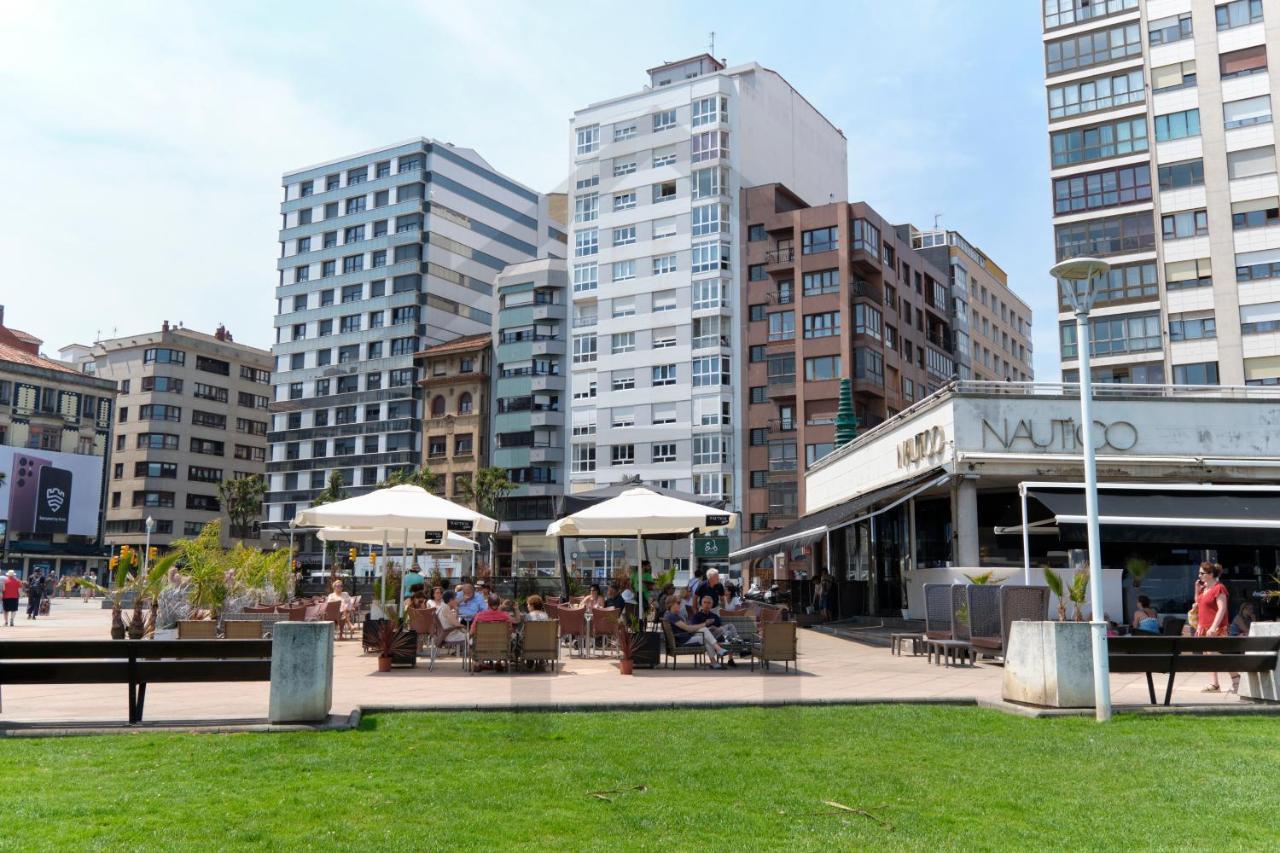 El Pixin - Apartamento De Gran Categoria En Gijon Bagian luar foto