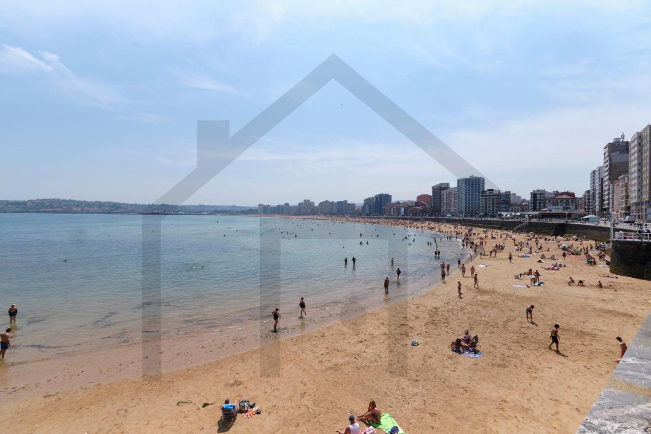 El Pixin - Apartamento De Gran Categoria En Gijon Bagian luar foto